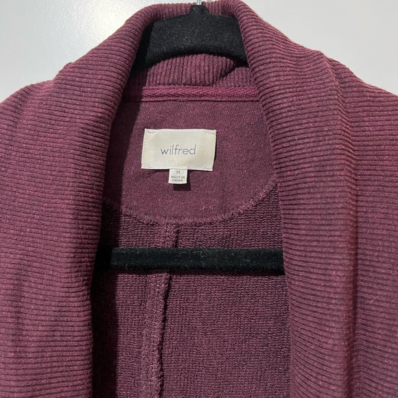 Wilfred Diderot cardigan (burgundy, size M) - Picture 2 of 4